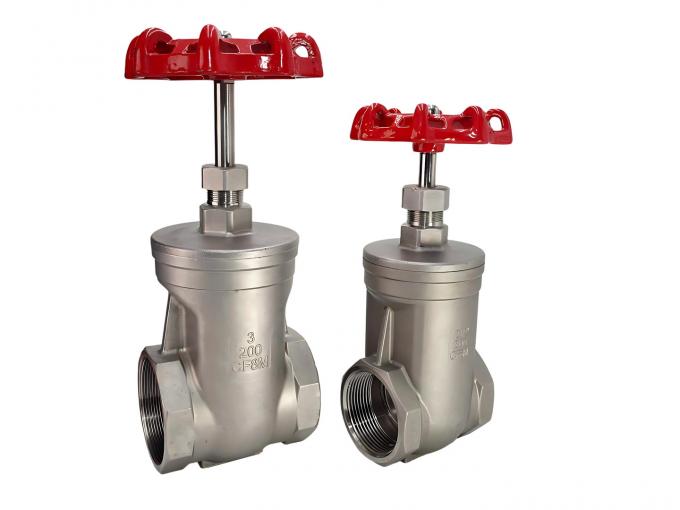 Gate valves — bolted bonnet, red cast handwheels